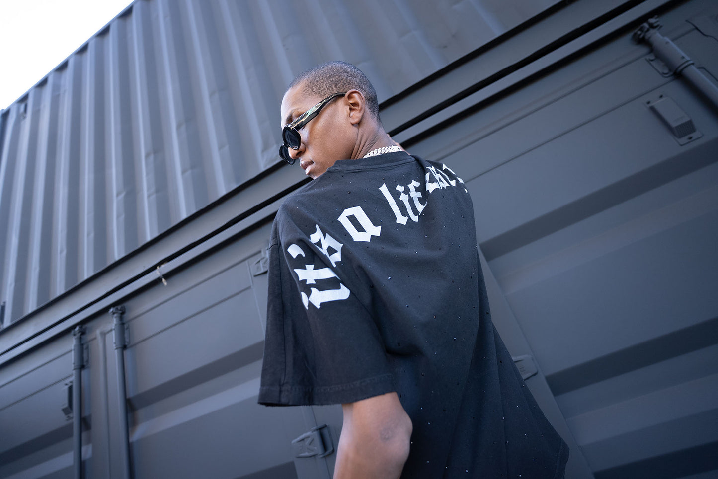 It's A Lifestyle Rhinestone Tee (Black)