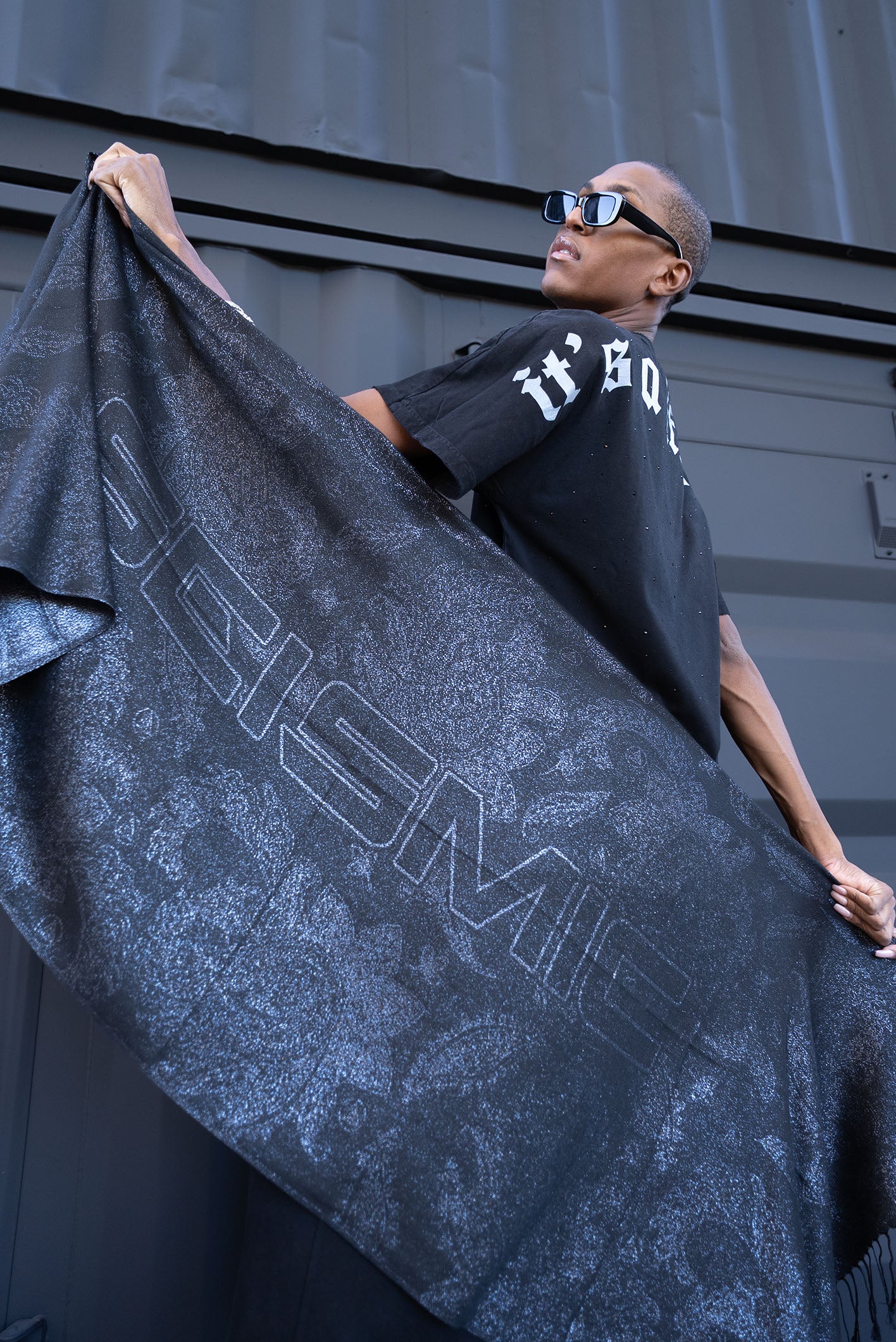 Seismic Sparkly Paisley Pashmina