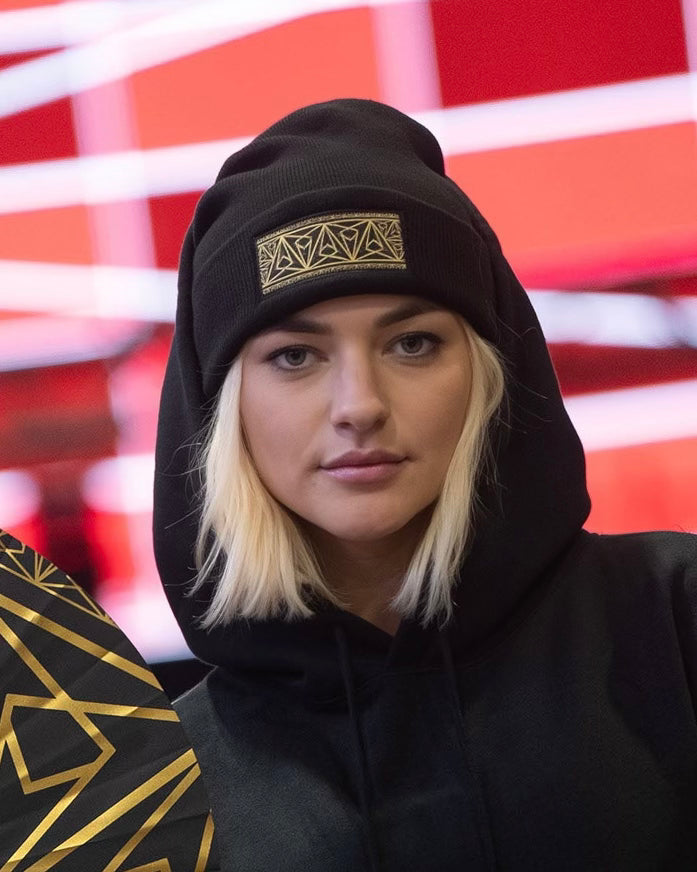 Seismic Logo Gold Beanie