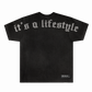 It's A Lifestyle Rhinestone Tee (Black)