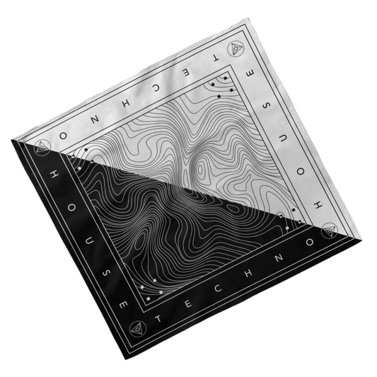 House/Techno Bandana: Black & White