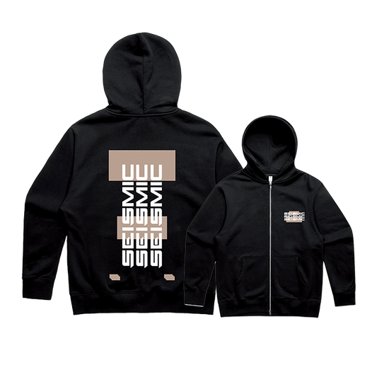 Seismic Block Zip Up Hoodie (Limited Re-Order)