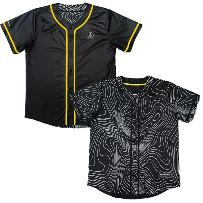 Seismic Black/Gold Jersey: Reversible (Sold Out)