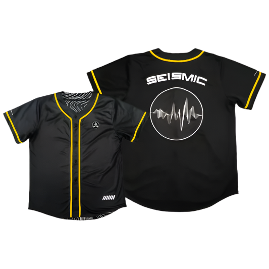 Seismic Black/Gold Jersey: Reversible (Sold Out)