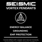Seismic Vortex Pendant Necklace (EMF Blocking)