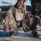Pashmina: Gold/Black Sublimated