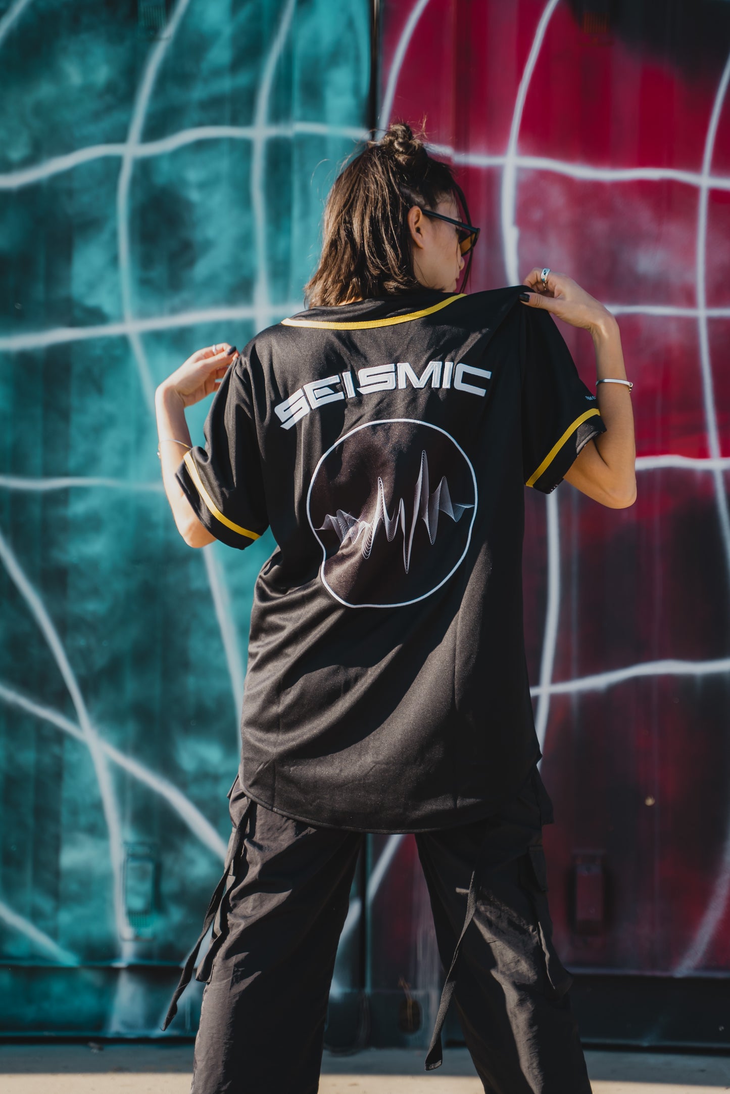 Seismic Black/Gold Jersey: Reversible (Sold Out)