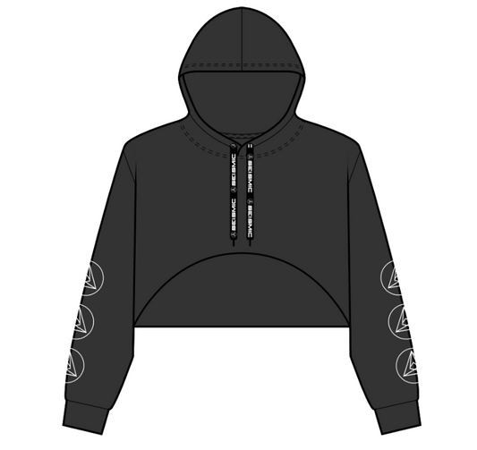 Seismic Crop Hoodie