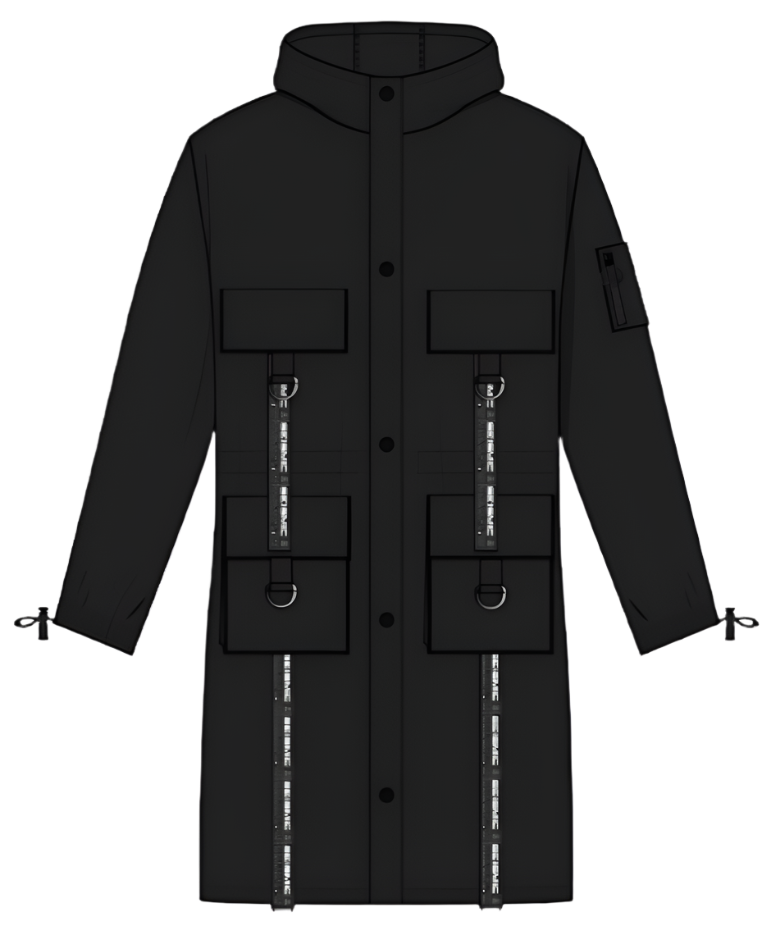 Seismic Streetwear Trench Raincoat