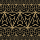 Pashmina: Gold/Black Sublimated