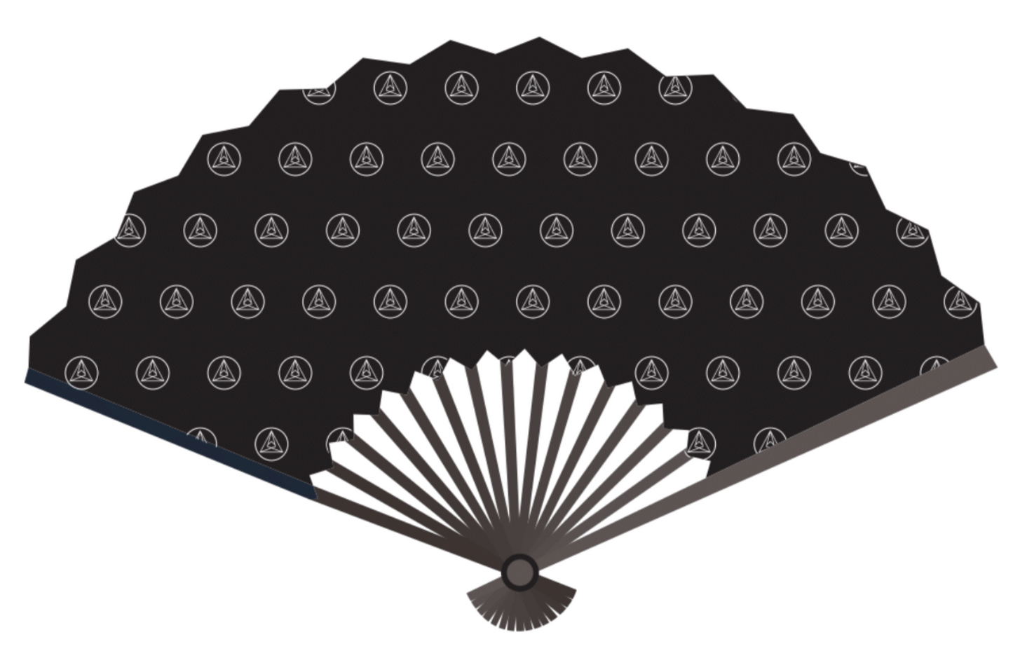 Small Seismic Symbol Pocket Fan
