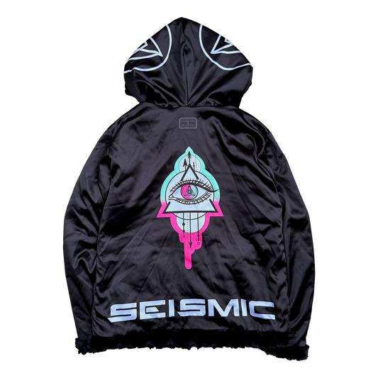 Seismic Minds Eye Fur Coat (Black)