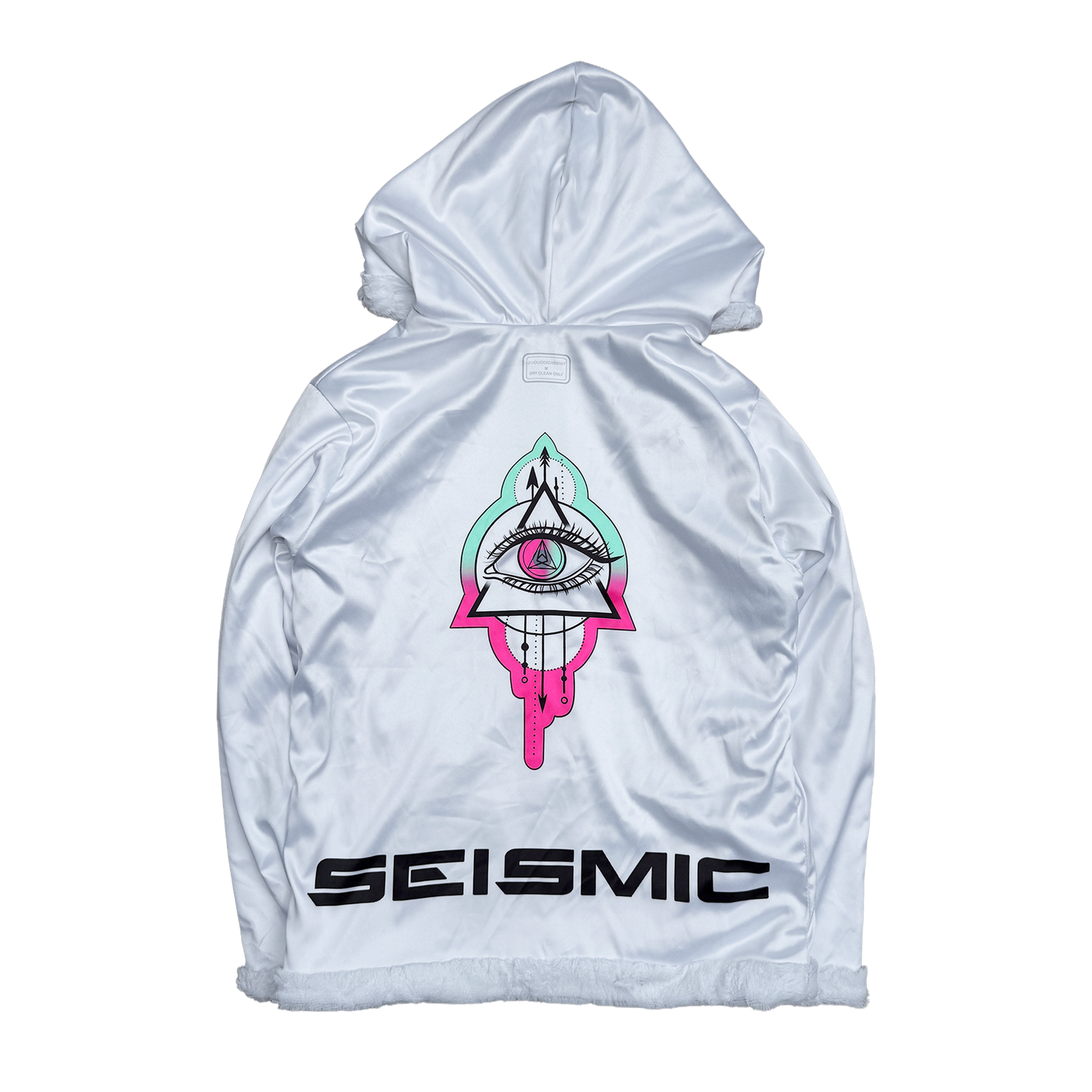 Seismic Minds Eye Fur Coat (White)