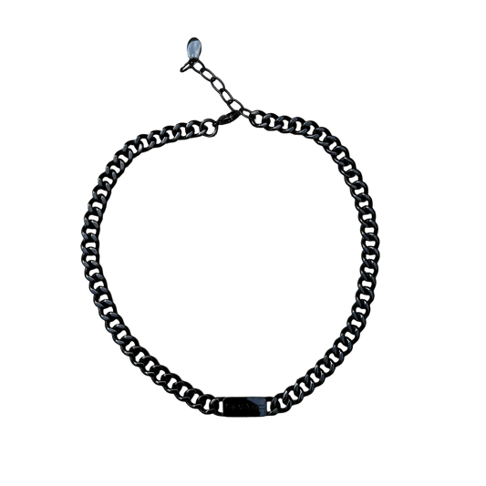 Seismic Black/Black Necklace - 18"