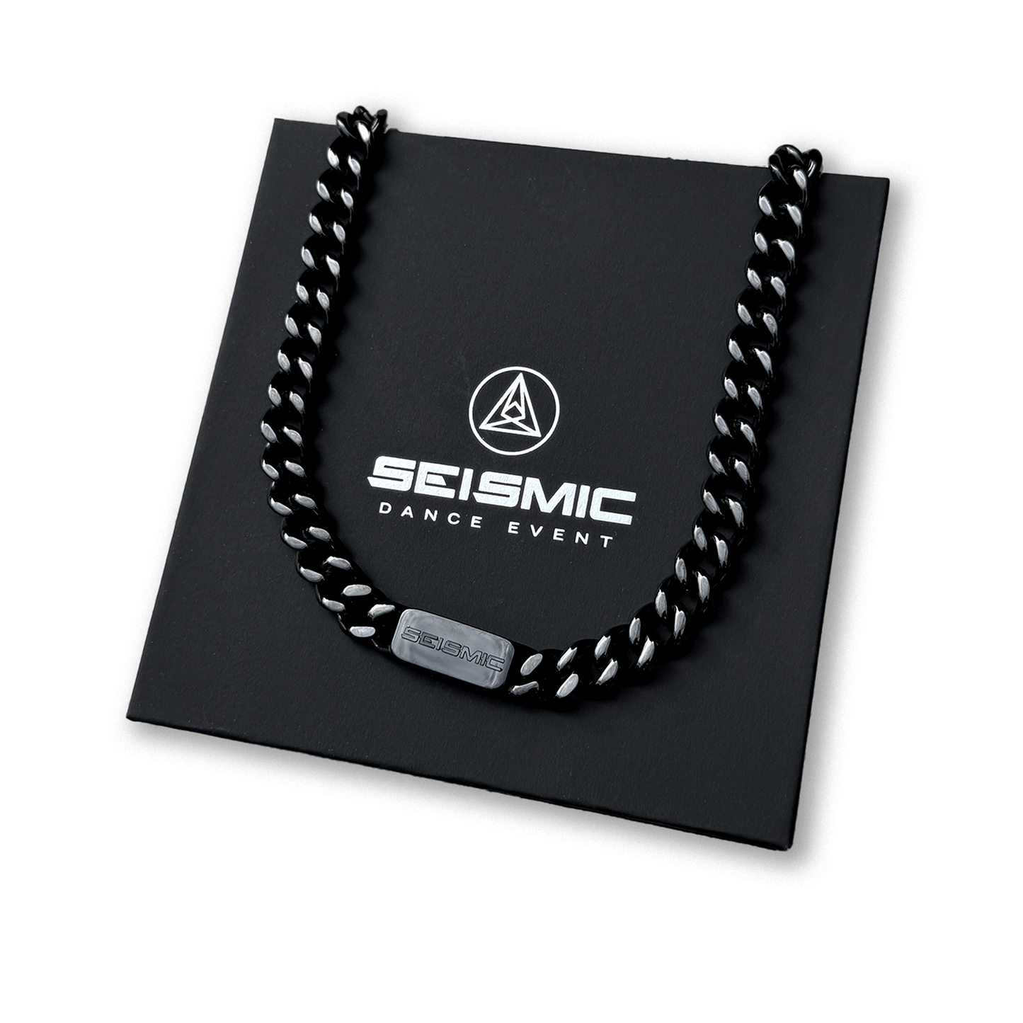 Seismic Black/Black Necklace - 18"