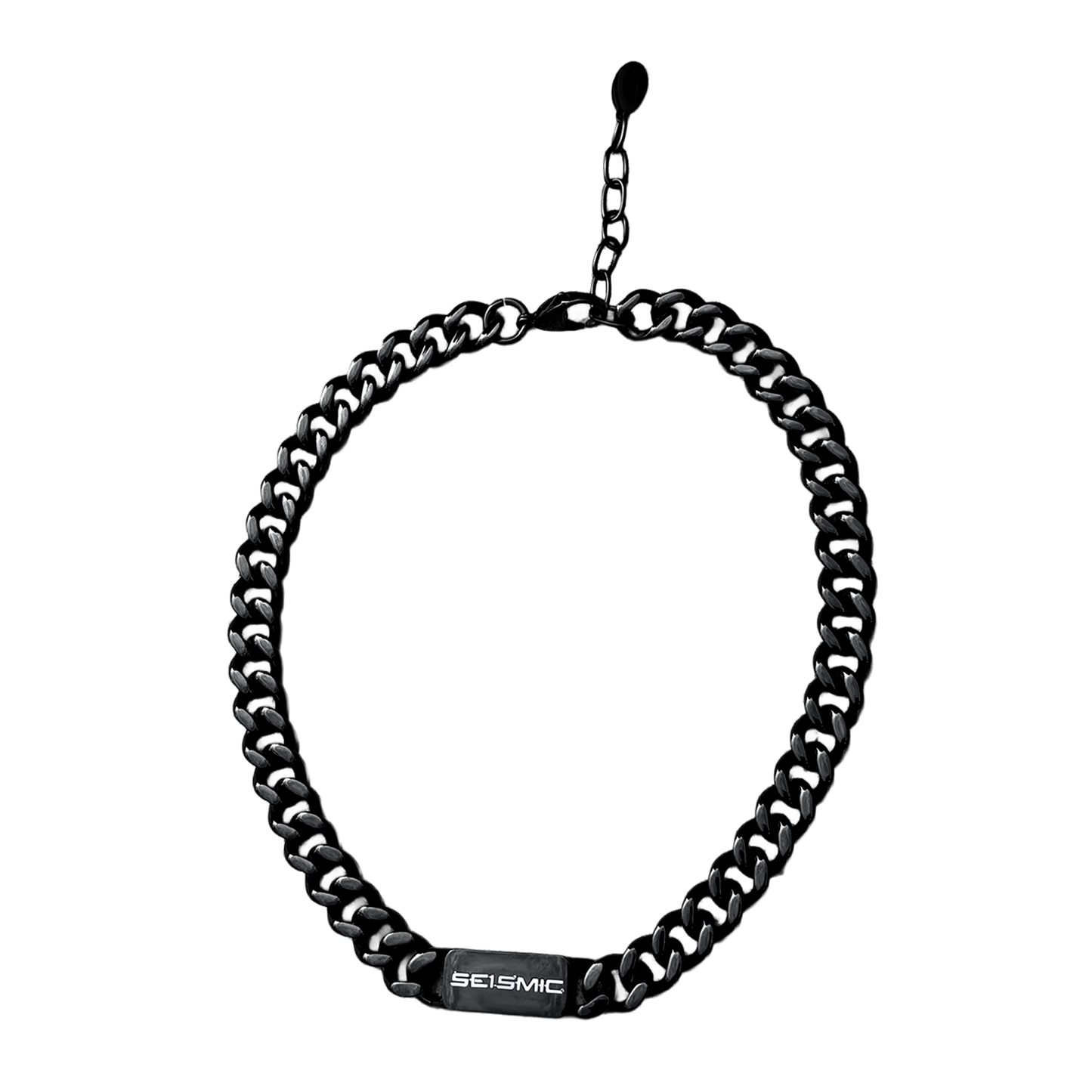 Seismic Black/Silver Necklace - 16"